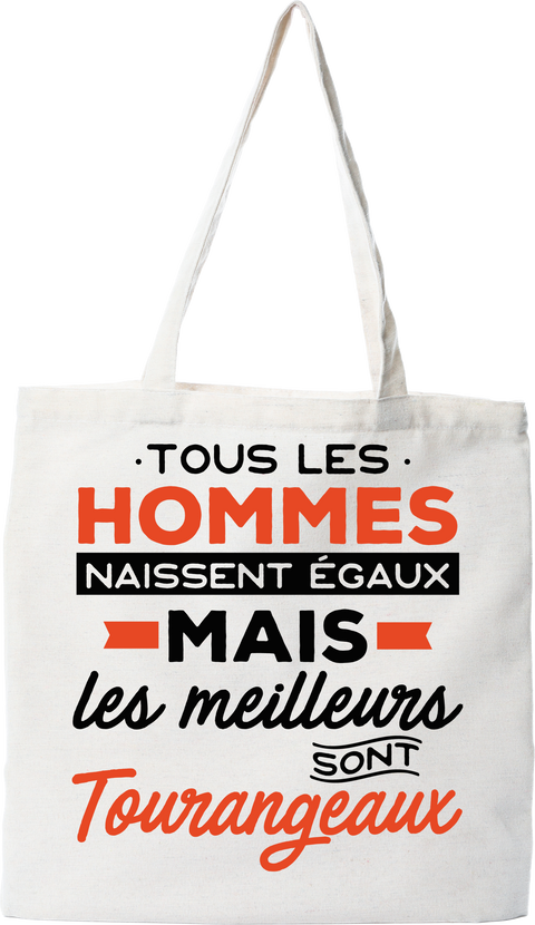 Tote bag coton recyclé les meilleurs sont tourangeaux
