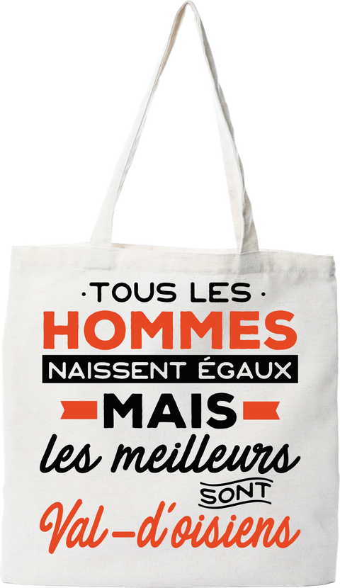 Tote bag coton recyclé les meilleurs sont val d oisiens