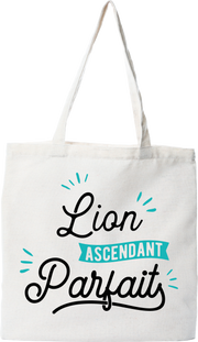 Tote bag coton recyclé lion ascendant parfait