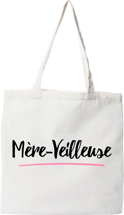 Tote bag coton recyclé mère-veilleuse