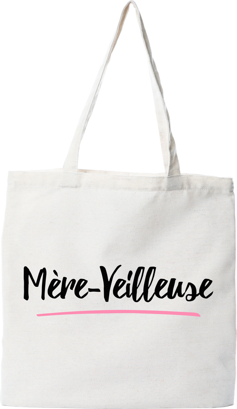 Tote bag coton recyclé mère-veilleuse