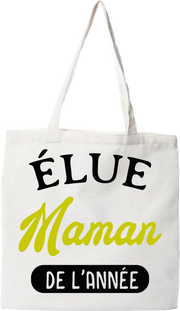 Tote bag coton recyclé maman de l'année