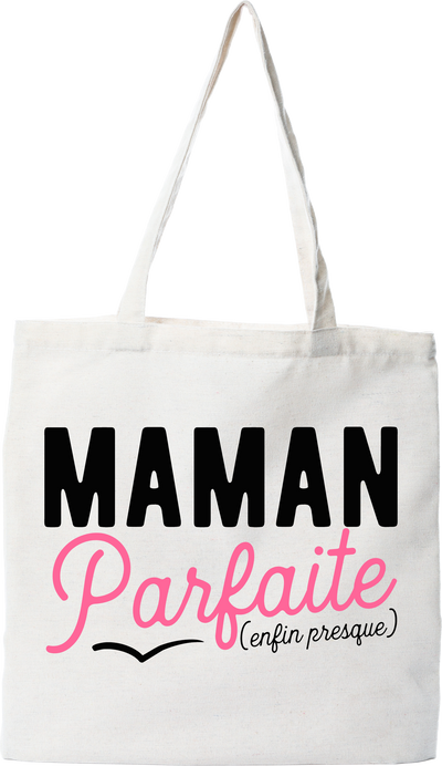 Tote bag coton recyclé maman parfaite