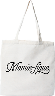 Tote bag coton recyclé mamie-fique