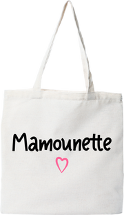 Tote bag coton recyclé mamounette