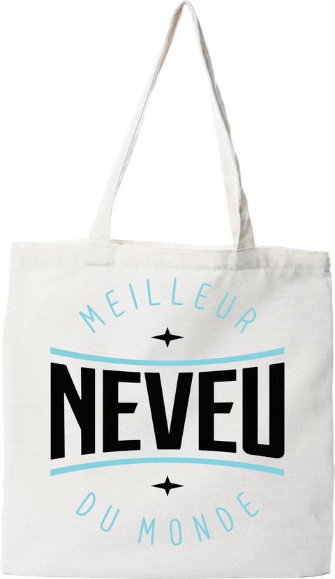 Tote bag coton recyclé meilleur neveu