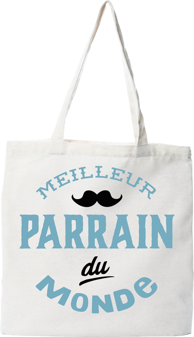 Tote bag coton recyclé meilleur parrain