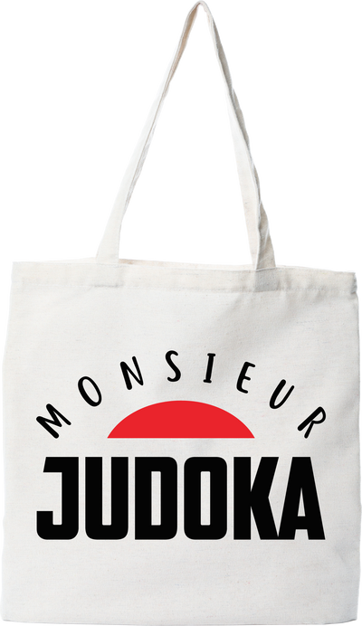 Tote bag coton recyclé monsieur judoka