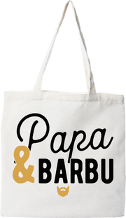 Tote bag coton recyclé papa & barbu
