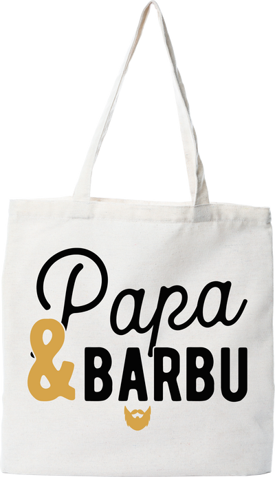 Tote bag coton recyclé papa & barbu