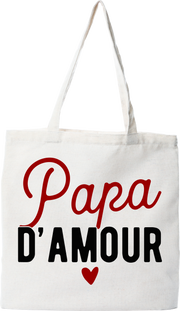 Tote bag coton recyclé papa d'amour