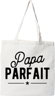 Tote bag coton recyclé papa parfait