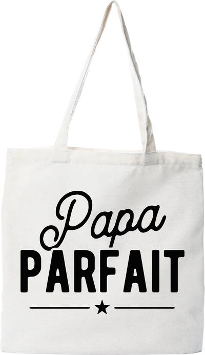Tote bag coton recyclé papa parfait