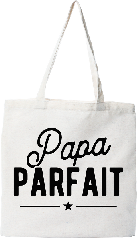 Tote bag coton recyclé papa parfait