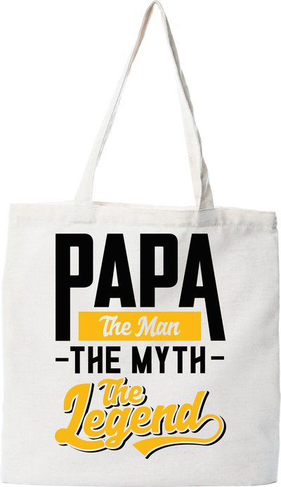 Tote bag coton recyclé papa the legend