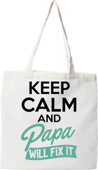 Tote bag coton recyclé papa will fix it