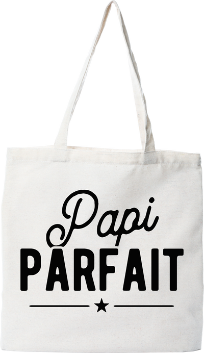 Tote bag coton recyclé papi parfait