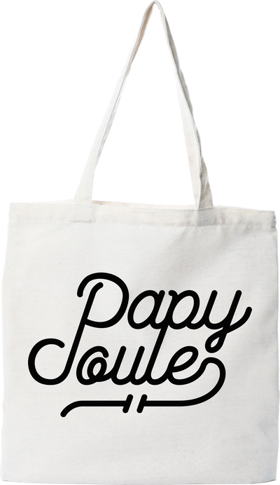 Tote bag coton recyclé papy poule