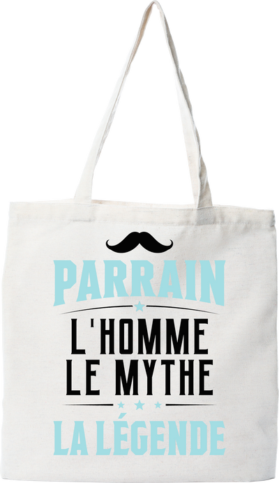 Tote bag coton recyclé parrain la légende 2