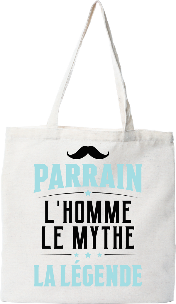 Tote bag coton recyclé parrain la légende 2