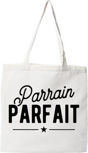 Tote bag coton recyclé parrain parfait