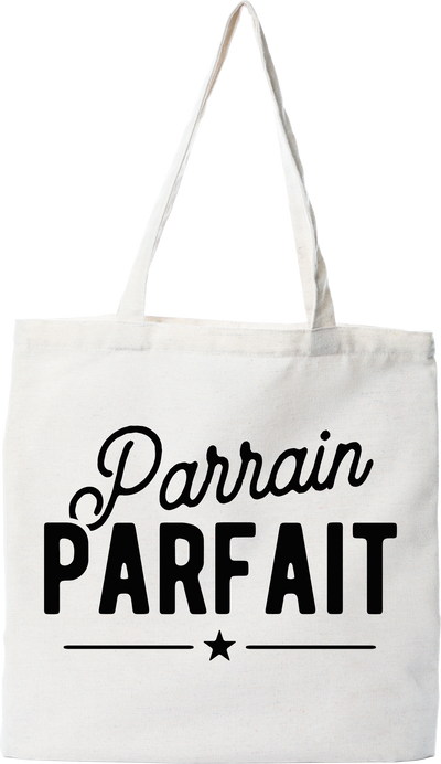 Tote bag coton recyclé parrain parfait