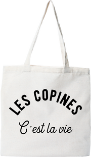 Tote bag coton recyclé pas cher les copines