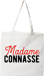 Tote bag coton recyclé pas cher madame connasse