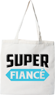 Tote bag coton recyclé super fiancé