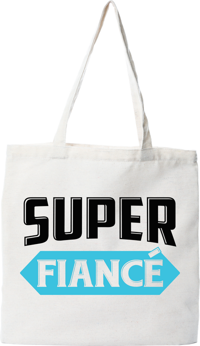 Tote bag coton recyclé super fiancé