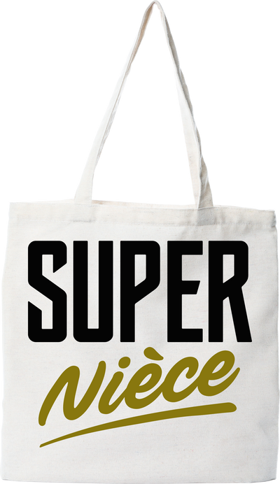 Tote bag coton recyclé super nièce