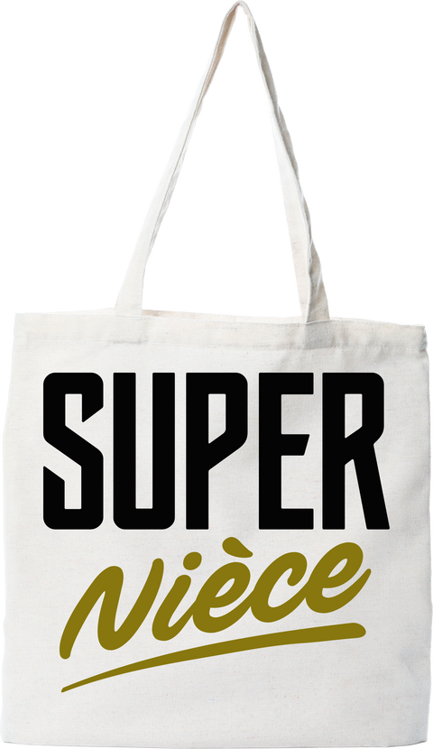 Tote bag coton recyclé super nièce