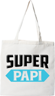 Tote bag coton recyclé super papi