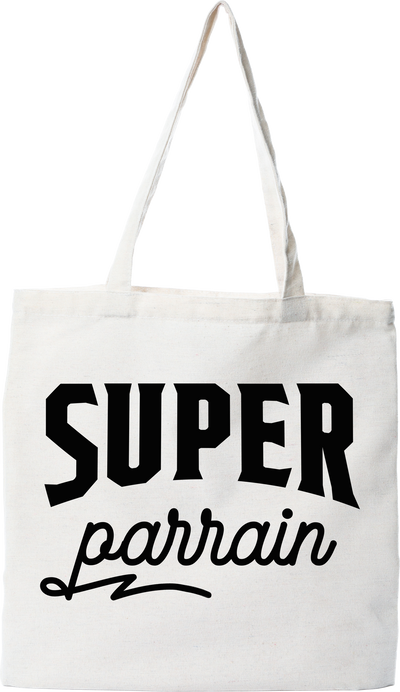 Tote bag coton recyclé super parrain