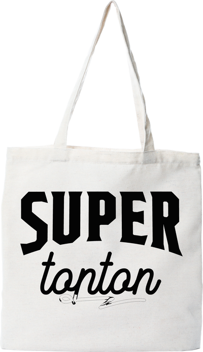 Tote bag coton recyclé super tonton 2