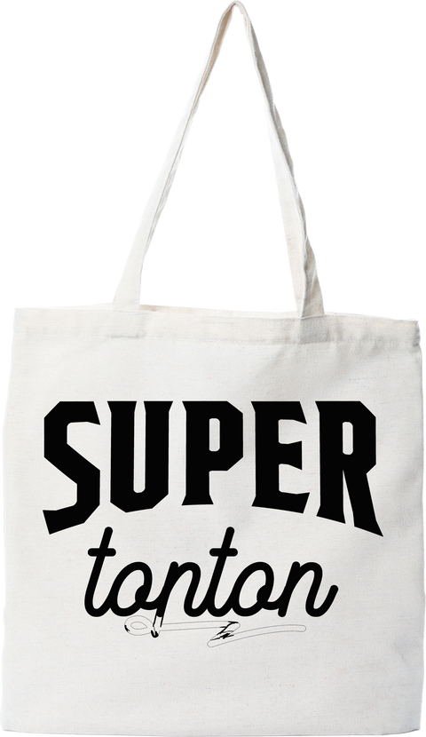 Tote bag coton recyclé super tonton 2