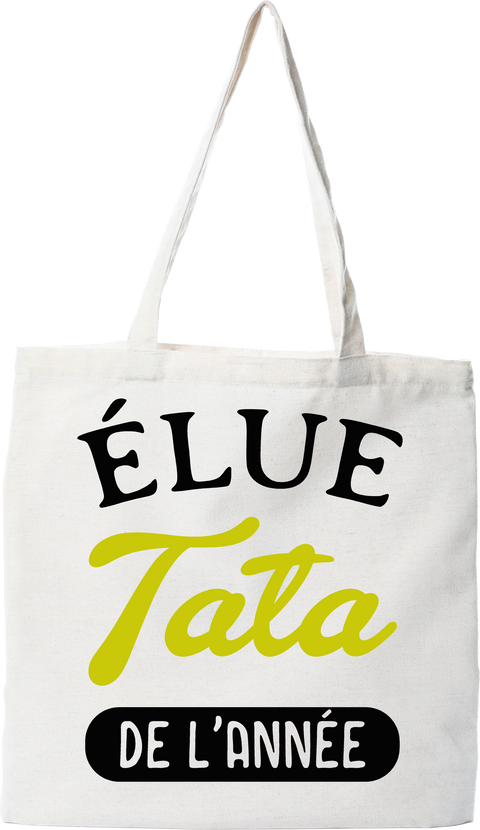 Tote bag coton recyclé tata de l'année