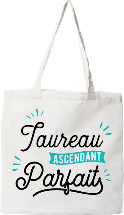 Tote bag coton recyclé taureau ascendant parfait