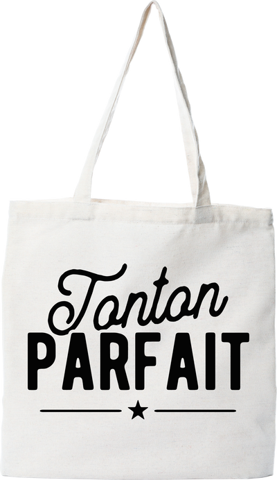 Tote bag coton recyclé tonton parfait