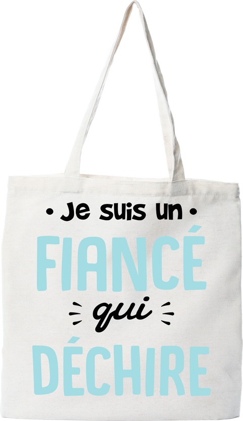 Tote bag coton recyclé un fiancé qui déchire