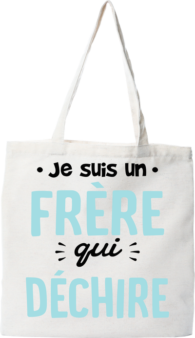 Tote bag coton recyclé un frère qui déchire 2