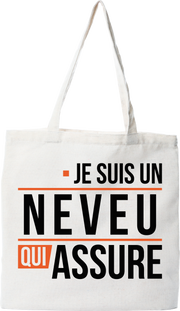 Tote bag coton recyclé un neveu qui assure