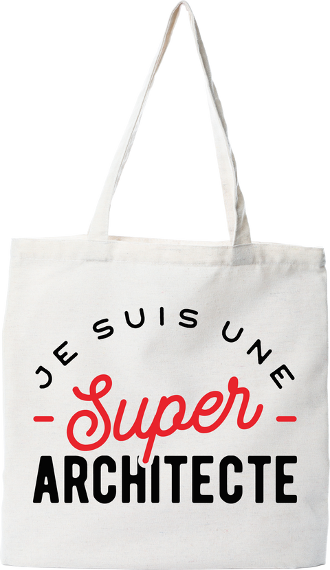 Tote bag coton recyclé une super architecte