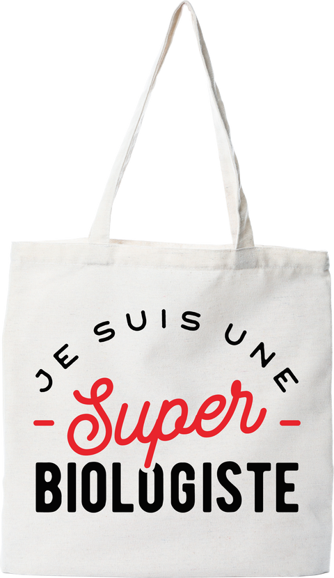 Tote bag coton recyclé une super biologiste