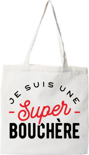 Tote bag coton recyclé une super bouchère