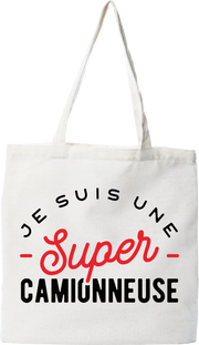 Tote bag coton recyclé une super camionneuse