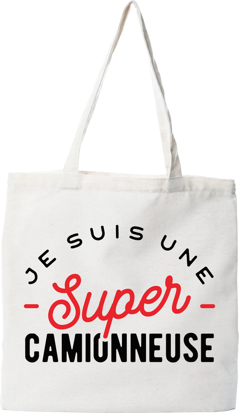 Tote bag coton recyclé une super camionneuse