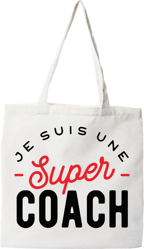 Tote bag coton recyclé une super coach