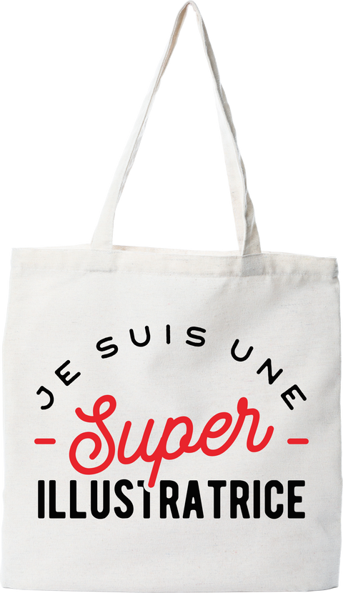 Tote bag coton recyclé une super illustratrice