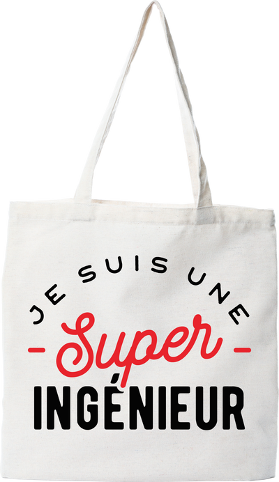 Tote bag coton recyclé une super ingénieur